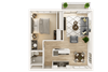 700 sq ft